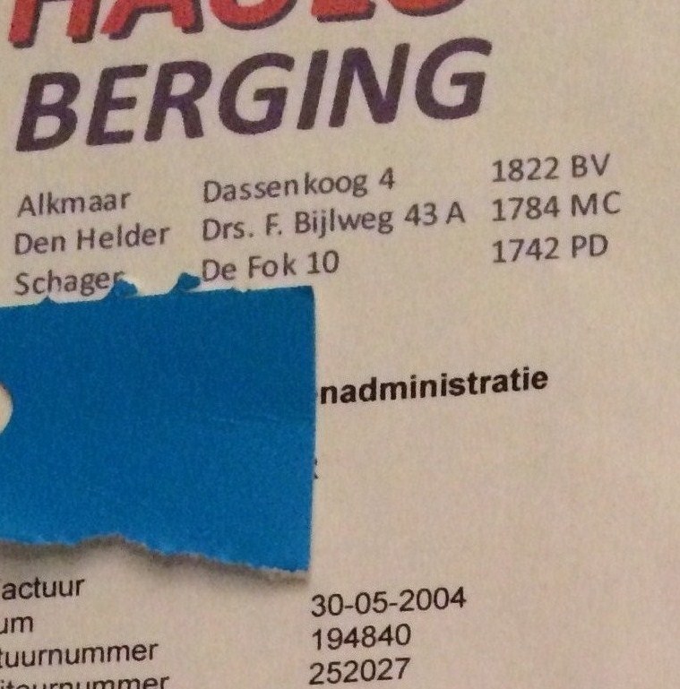 ik krijg het hele factuur er niet op ivm de pixels dus heb hem flink bij moeten snijden